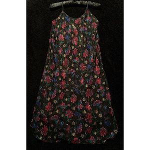 MORGAN TAYLOR Lacey floral slip dress SMALL gown